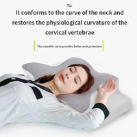 sunmmer cold Sleeping memory pillow slow rebound memory cotton pillow neck pillow butterfly pillow cervical pillow